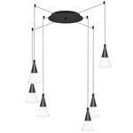 Люстра паук Lightstar 757067 Cone под лампы 6xGU10 240W