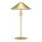 390274 PARAGUAY Настольная лампа светодиодная диммируемая по TRIAC с сенсорным диммером и выключателем, 12Вт, 1360Лм, 3000К, H465, сталь/матовая латунь