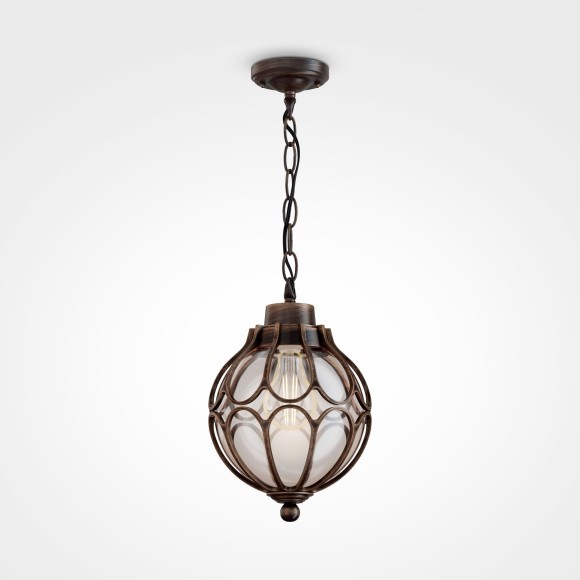 Уличный подвесной светильник Maytoni O024PL-01G Via IP44 под лампу 1xE27 60W