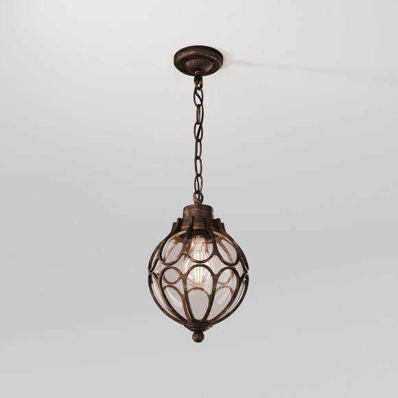 Уличный подвесной светильник Maytoni O024PL-01G Via IP44 под лампу 1xE27 60W