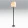 Торшер с абажуром Arte Lamp A2589PN-1SS RODOS под лампу 1xE27 60W
