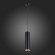 ST115.433.12 Светильник подвесной Черный LED 1*12W 3000K 936Lm Ra90 120° IP20 D80xH300 165-265V Подвесные светильники