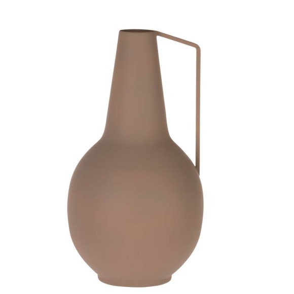 421141 MIOUSKI Декоративная ваза H390, Ø210, сталь, песочный 421141 MIOUSKI Декоративная ваза H390, Ø210, сталь, песочный