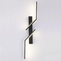 SY7417 Lussole АЛАХУА черное настенное бра, LED 8 Вт, 4000 К, 720 Лм, IP20