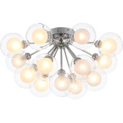 SL431.102.15 Люстра потолочная ST-Luce Хром/Прозрачный, Белый G9 15*5W DUALITA SL431.102.15 Люстра потолочная ST-Luce Хром/Прозрачный, Белый G9 15*5W DUALITA