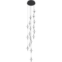 SL6231.403.18 Светильник подвесной ST-Luce Черный/Прозрачный LED 18*5W 4000K ZENITH