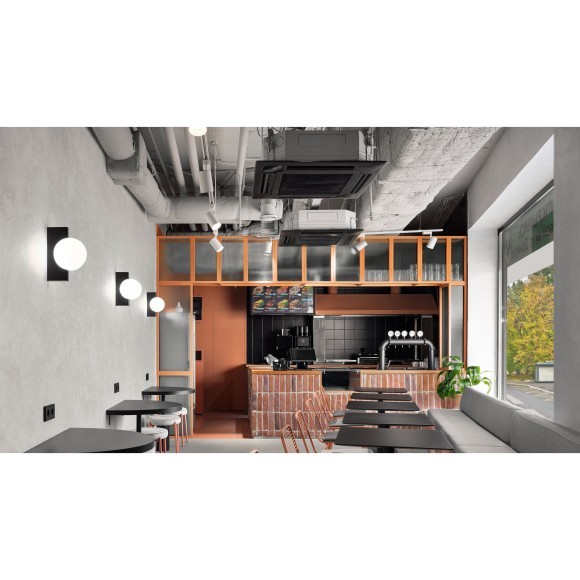 Однофазный двужильный светодиодный трековый светильник Maytoni Unity TR003-1-36W3K-M-W Vuoro 3000К 3450Лм CRI90+ 36° 36Вт