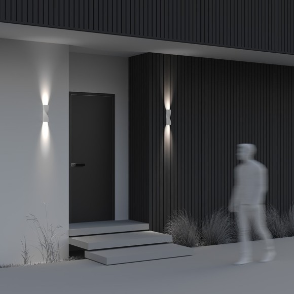 Уличный настенный светильник Maytoni O040WL-L11W3K TWIST IP65 светодиодный LED 11W Уличный настенный светильник Maytoni O040WL-L11W3K TWIST IP65 светодиодный LED 11W