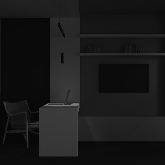 TR041-2-12W3K-B Трековый магнитный светодиодный светильник Maytoni Exility CRI90+ 3000К 840Лм 36° 12Вт