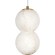 10530/2P Loft It BEADS подвесной светильник с LED 3000 К, 900 Лм, бронзовое металлическое основание и бежевые плафоны из испанского мрамора