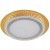 33631 Светодиодный светильник потолочный URBANIA Ø350, 18W(LED), 3000K, 1800lm, стекло, золотой/кристалл
