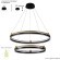 Люстра Crystal Lux FERNANDO SP123W LED  BLACK/GOLD