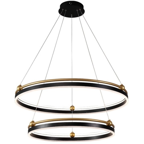 Люстра Crystal Lux FERNANDO SP123W LED  BLACK/GOLD