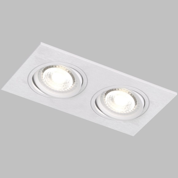 DK3022-WH Встраиваемый светильник IP20 макс 10Вт 2xGU5.3 белый пластик
