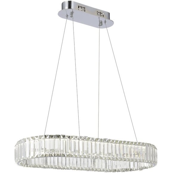 SL1622.123.01 Светильник подвесной ST-Luce Хром/Прозрачный LED 1*60W 4000K TIVOLI