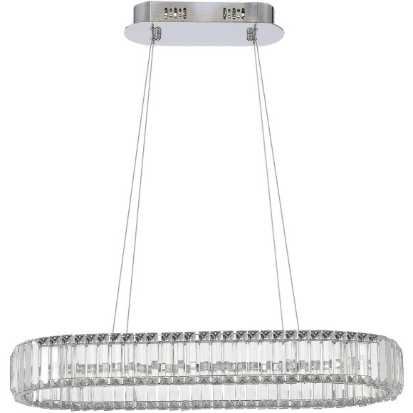 SL1622.123.01 Светильник подвесной ST-Luce Хром/Прозрачный LED 1*60W 4000K TIVOLI SL1622.123.01 Светильник подвесной ST-Luce Хром/Прозрачный LED 1*60W 4000K TIVOLI