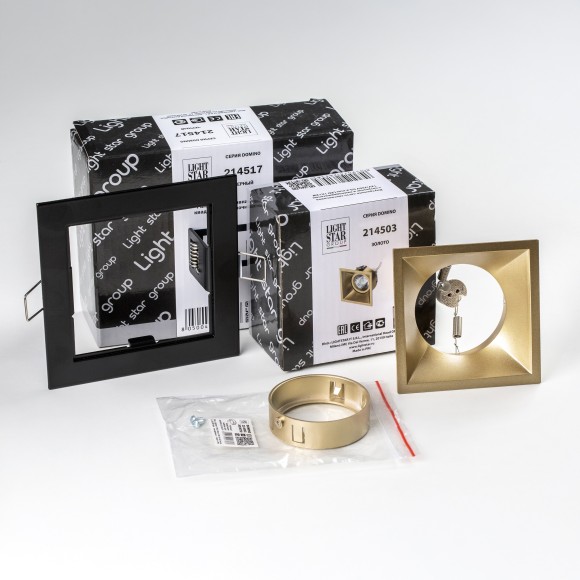 Комплект со светильником Domino Lightstar D51703GMOD