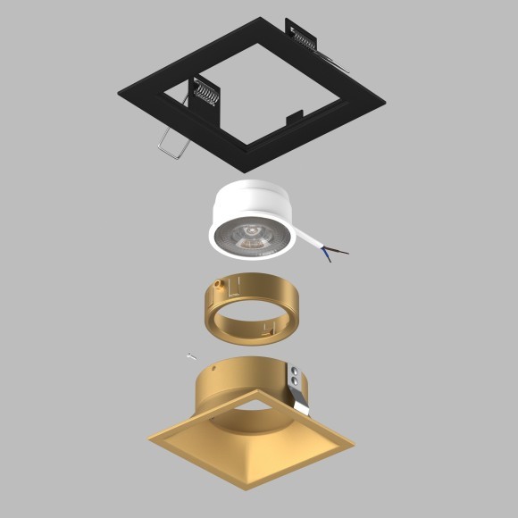 Комплект со светильником Domino Lightstar D51703GMOD