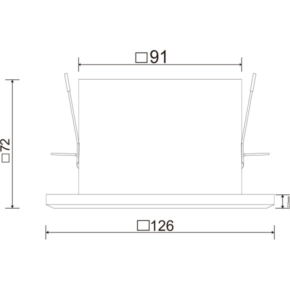 Встраиваемый светильник Maytoni DL008-2-01-S Metal Modern под лампу 1xGU10 50W Встраиваемый светильник Maytoni DL008-2-01-S Metal Modern под лампу 1xGU10 50W