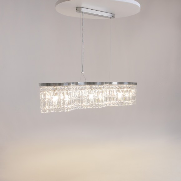 Люстра хрустальная Maytoni DIA005PL-06CH Dune под лампы 6xE14 60W