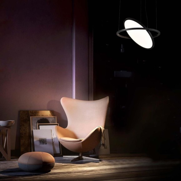 4636-1P, подвес, D460xH500/1500, LEDx30W, 2625LM, 4000K, IP20, included