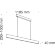 Подвесной светильник светодиодный Step P010PL-L30G4K