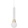 Подвесной светильник Lumina Deco Folino LDP 7012-1B WT+GD