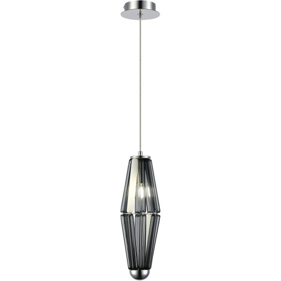 SL1242.103.01 Светильник подвесной ST-Luce Хром/Дымчатый G9 1*5W 4000K CIARA