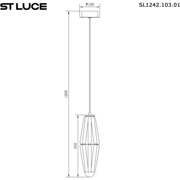 SL1242.103.01 Светильник подвесной ST-Luce Хром/Дымчатый G9 1*5W 4000K CIARA SL1242.103.01 Светильник подвесной ST-Luce Хром/Дымчатый G9 1*5W 4000K CIARA
