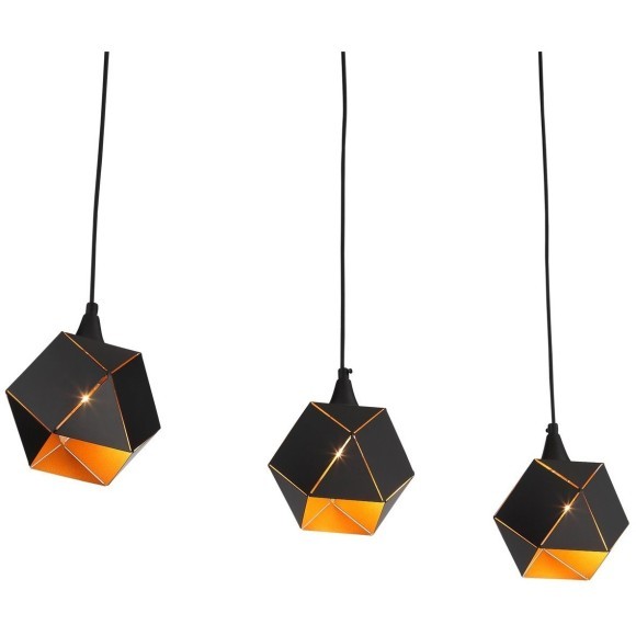 SL258.403.03 Подвесной черный декоративный светильник для установки над столом, под лампы Е14 3x40W ST Luce ENIGMA SL258.403.03 Подвесной черный декоративный светильник для установки над столом, под лампы Е14 3x40W ST Luce ENIGMA