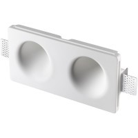 371014 WIR NT25 624 белый Светильник встраиваемый в стену под покраску IP20 GU10 2*50W 220-240V CAIL