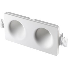 371014 WIR NT25 624 белый Светильник встраиваемый в стену под покраску IP20 GU10 2*50W 220-240V CAIL