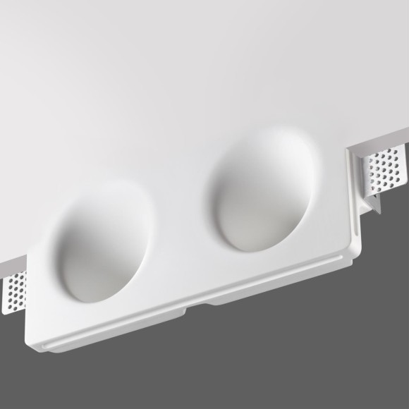 371014 WIR NT25 624 белый Светильник встраиваемый в стену под покраску IP20 GU10 2*50W 220-240V CAIL