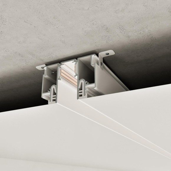 Шинопровод для монтажа в натяжной потолок 3м (CLAMP Lumfer) 48V FLUM 135327