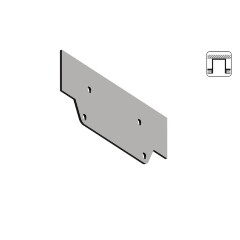 Заглушка торцевая 2шт (для профиля A630205) Arte Lamp A631005E