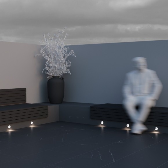 Уличный светильник встраиваемый в дороги и стены Maytoni O035-L3W3K BISCOTTI IP65 светодиодный LED 3W Уличный светильник встраиваемый в дороги и стены Maytoni O035-L3W3K BISCOTTI IP65 светодиодный LED 3W