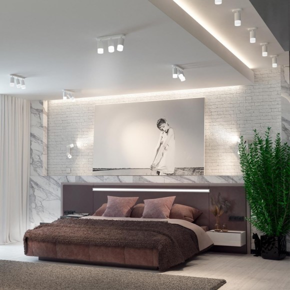 Спот настенный Novotech 370736 FLAX под лампу 1xGU10 9W