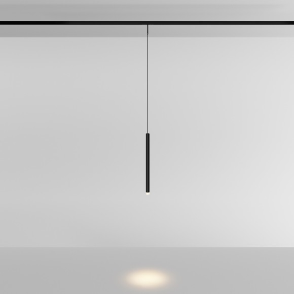 TR191-1-3W4K-M-B Ультратонкий трековый магнитный светодиодный светильник Maytoni Levity CRI90+ 4000К 100Лм 36° 3Вт