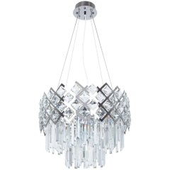 Подвесная люстра хрустальная Wezen A1006SP-8CC Подвесная люстра хрустальная Wezen A1006SP-8CC