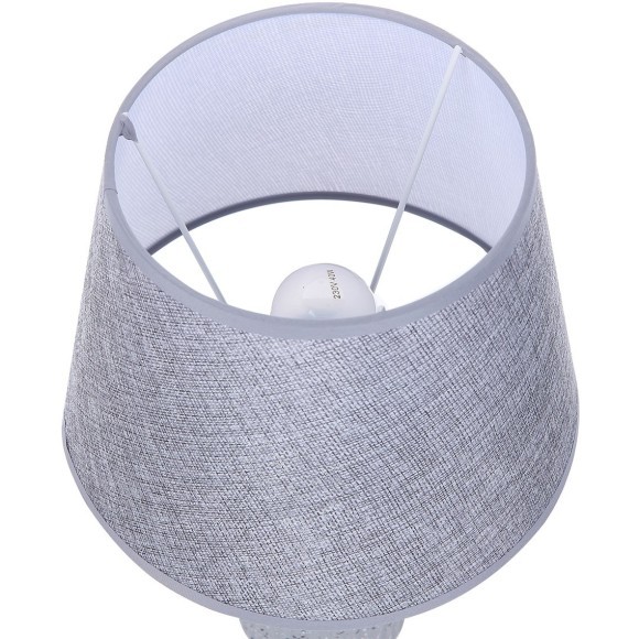 8216/1T CLASSI LN25 серый, керамика/текстиль Настольная лампа Е27 1*60W 220V FANNA 8216/1T CLASSI LN25 серый, керамика/текстиль Настольная лампа Е27 1*60W 220V FANNA