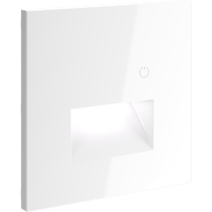 Накладка для подсветки светодиодной с датчиком, S70 (белый глянцевый) Накладка для подсветки светодиодной с датчиком, S70 (белый глянцевый)