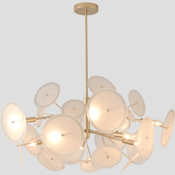 Люстра Crystal Lux DANDELION SP10 GOLD 4060/310