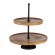 427141 Блюдо-этажерка декоративное MAKILALA, H295, ?250, дерево, сталь, натуральный 427141 Блюдо-этажерка декоративное MAKILALA, H295, ?250, дерево, сталь, натуральный