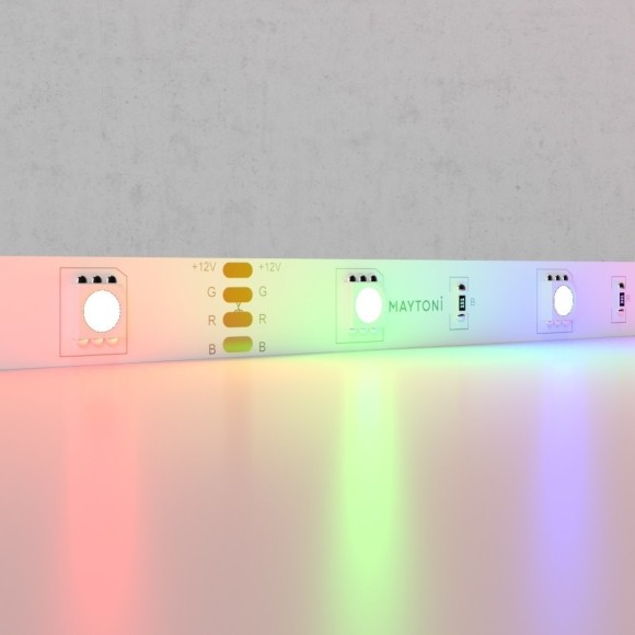 Светодиодная лента 12В 5050 7,2Вт/м RGB 5м IP20 арт.10126