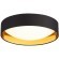 SLE201102-01 Светильник потолочный Черный, Золото/Белый LED 1*24W 4000K ORBIO