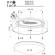 SLE201102-01 Светильник потолочный Черный, Золото/Белый LED 1*24W 4000K ORBIO
