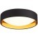 SLE201102-01 Светильник потолочный Черный, Золото/Белый LED 1*24W 4000K ORBIO