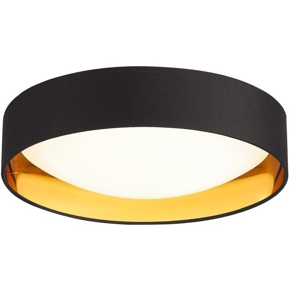 SLE201102-01 Светильник потолочный Черный, Золото/Белый LED 1*24W 4000K ORBIO