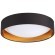 SLE201102-01 Светильник потолочный Черный, Золото/Белый LED 1*24W 4000K ORBIO