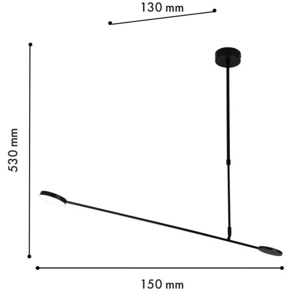 Потолочная люстра Vorago 4572-1C Потолочная люстра Vorago 4572-1C